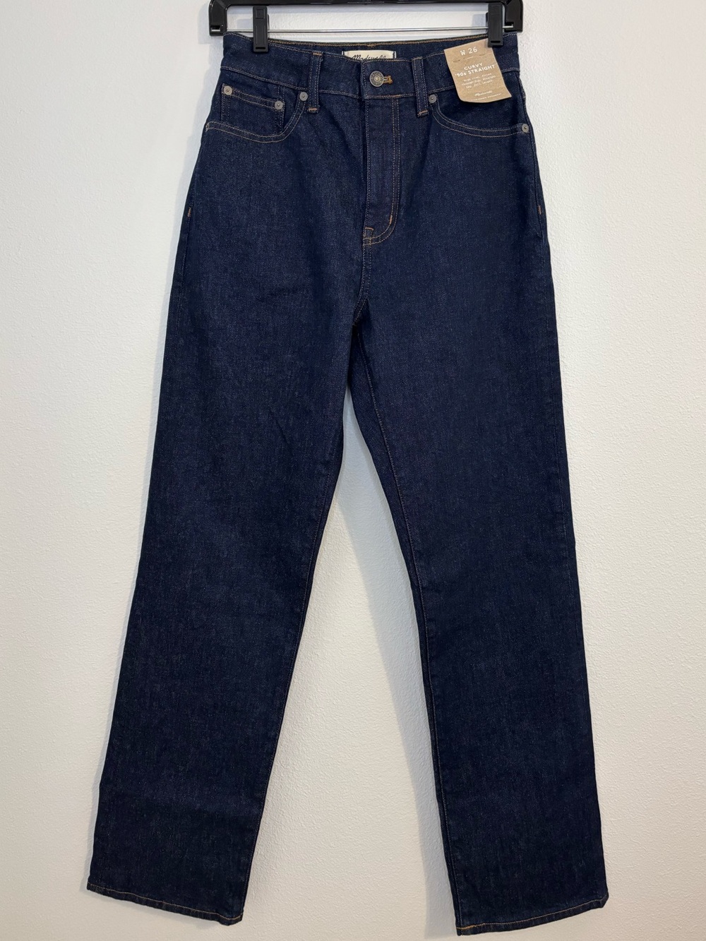 NEW Madewell Curvy 90’s Straight Jeans - Dark Indigo